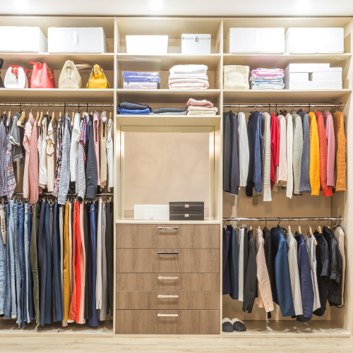 space saving tips for small closet